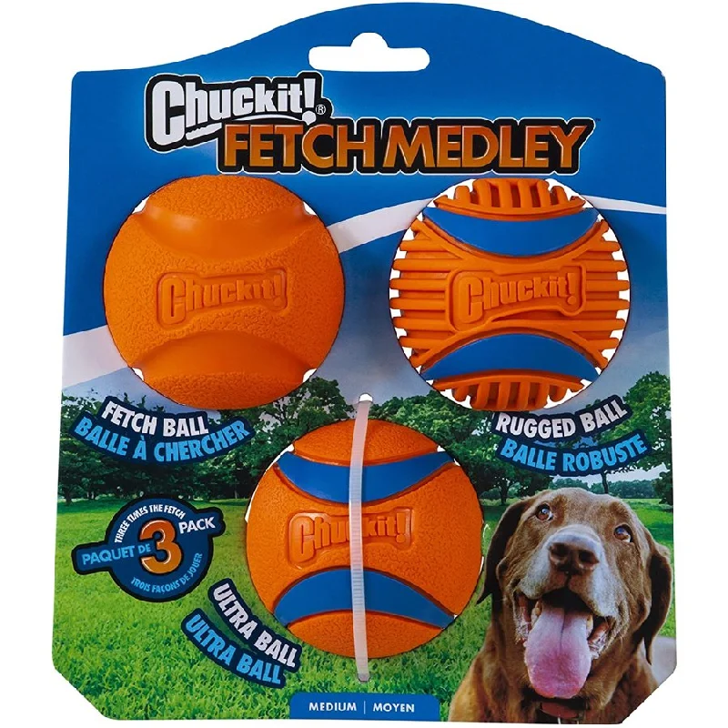 CHUCK IT! Fetch Medley 3rd Generation 3-Pack