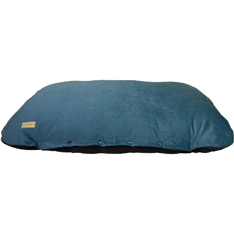 Earthbound Flat Cushion Henbury Navy Blue Medium