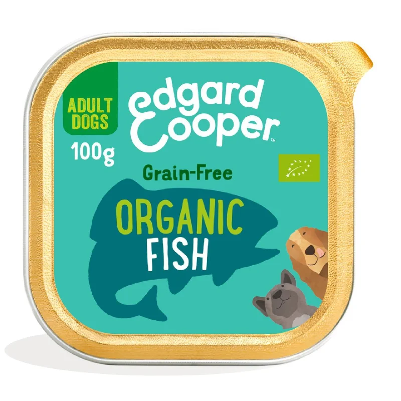 Edgard & Cooper Adult Grain Free Wet Dog Food with Organic Fish 100g