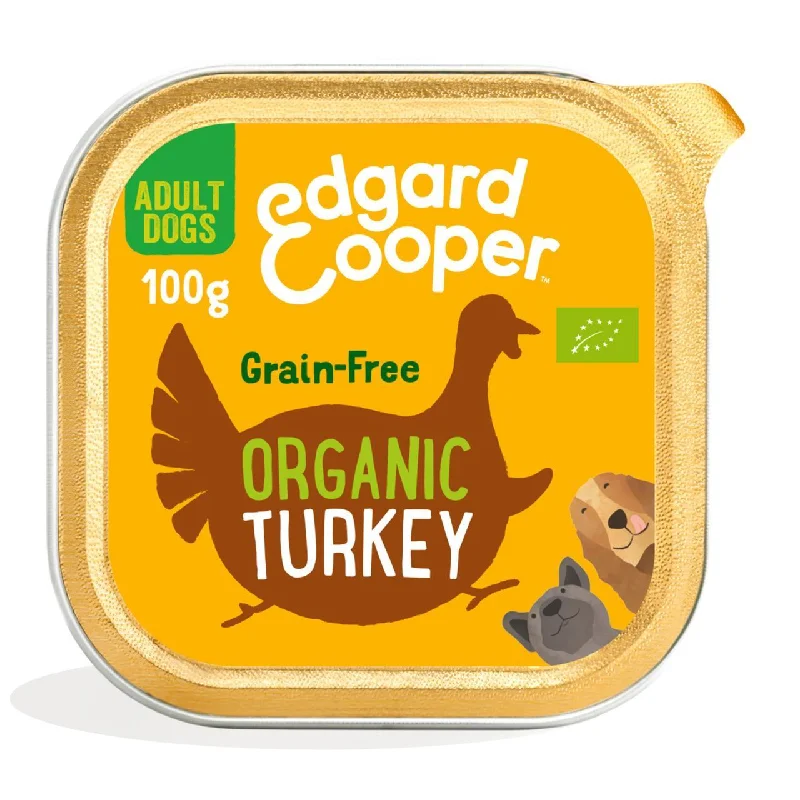 Edgard & Cooper Adult Grain Free Wet Dog Food with Organic Turkey 100g