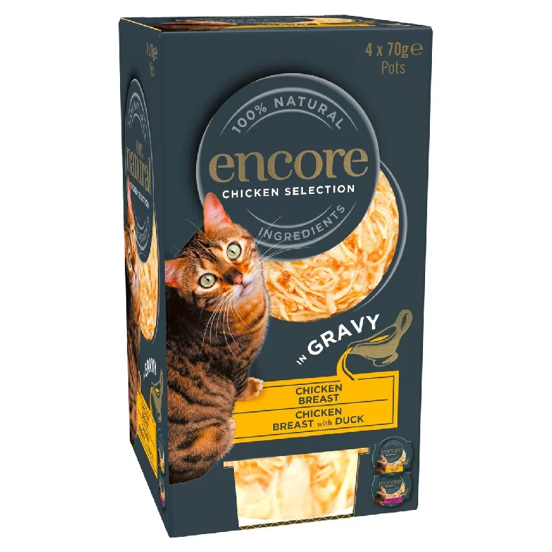 Encore Cat Pot Chicken in Gravy 4 x 70g