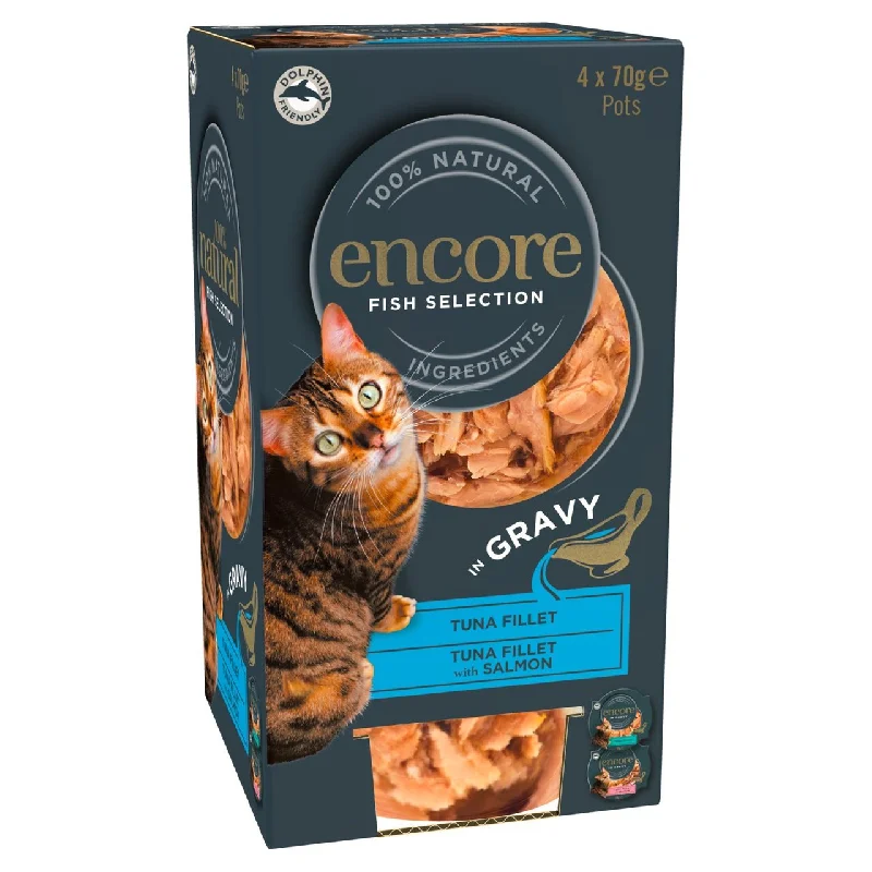 Encore Cat Pot Fish in Gravy 4 x 70g