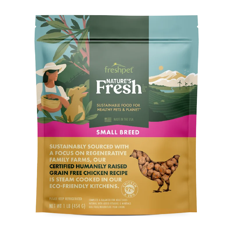 FRESHPET NATURE'S FRESH SMALL BREED CHICKEN RECIPE 1LB