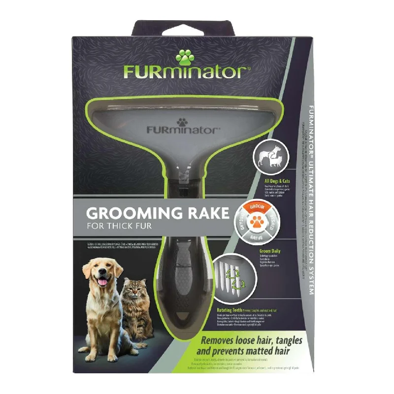 FURminator Dog and Cat Grooming Rake