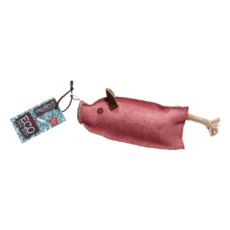 Green & Wilds Peggy the Pig Dog Toy