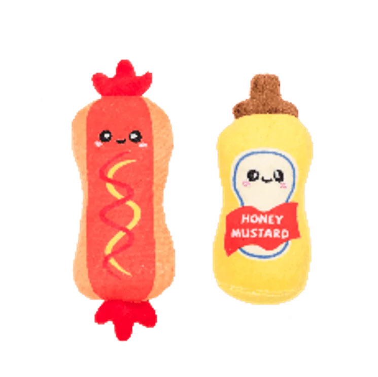 Hug Smart Meow Buddies - Hot Dog & Mustard