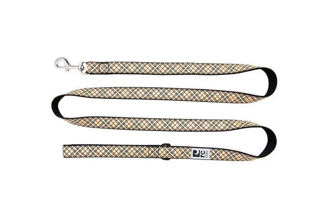 RC Pets Dog Leash Tan Tartan