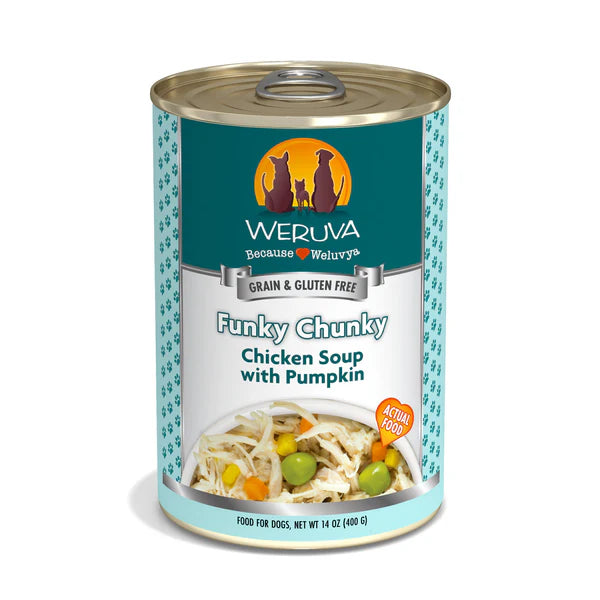 Weruva Classic Dog  Funky Chunky Chicken Soup with Pumpkin 10 oz