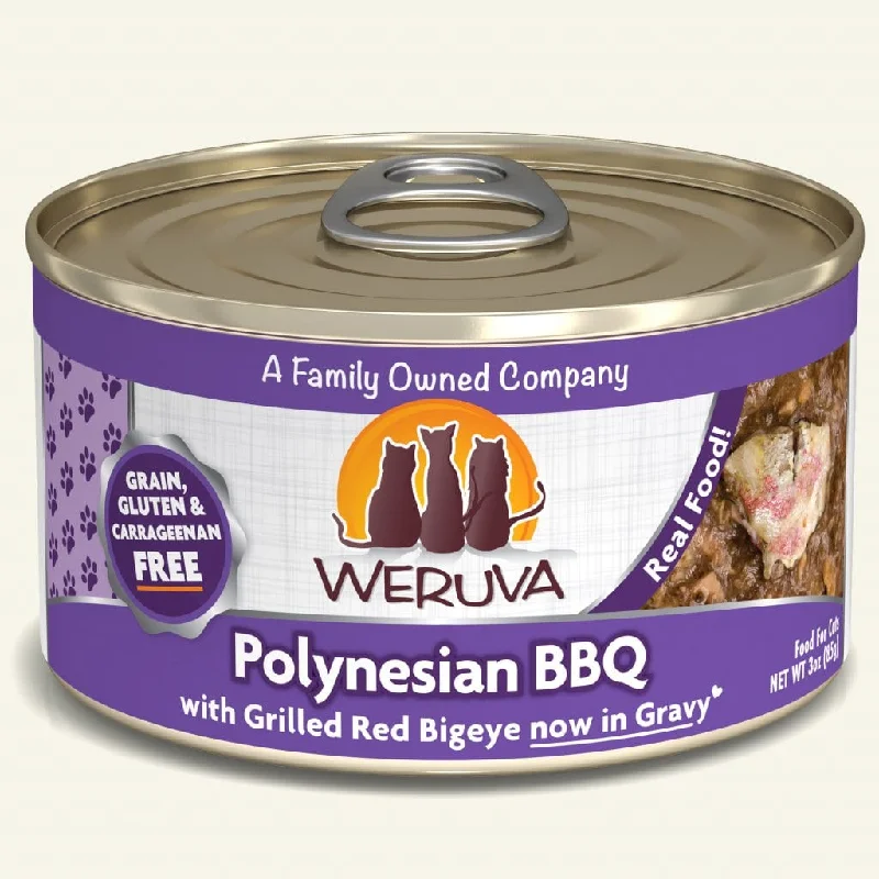 Weruva Polynesian BBQ With Grilled Red Big Eye Canned Cat Food