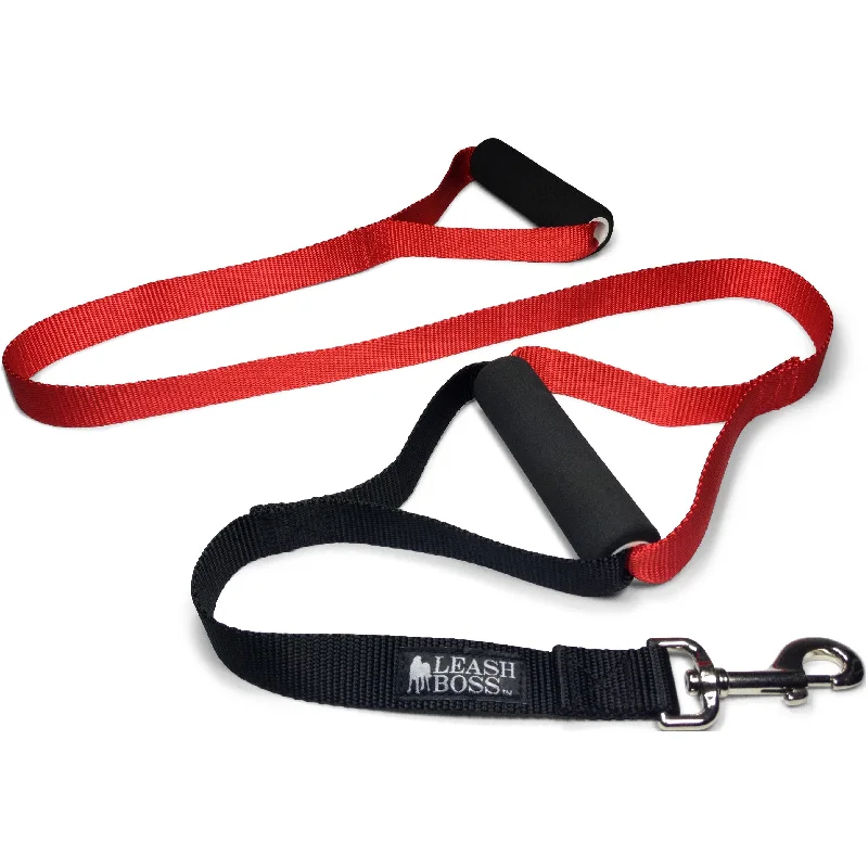 Leash Boss Original - Heavy Duty Two Handle Dog Leash for Large Dogs