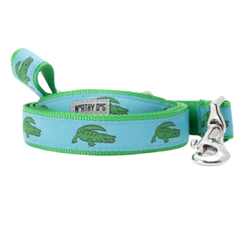 Leash | Alligators Blue & Lime