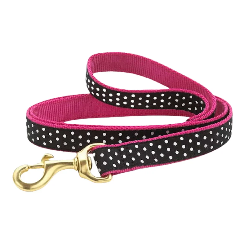 Leash | Black & White Dots