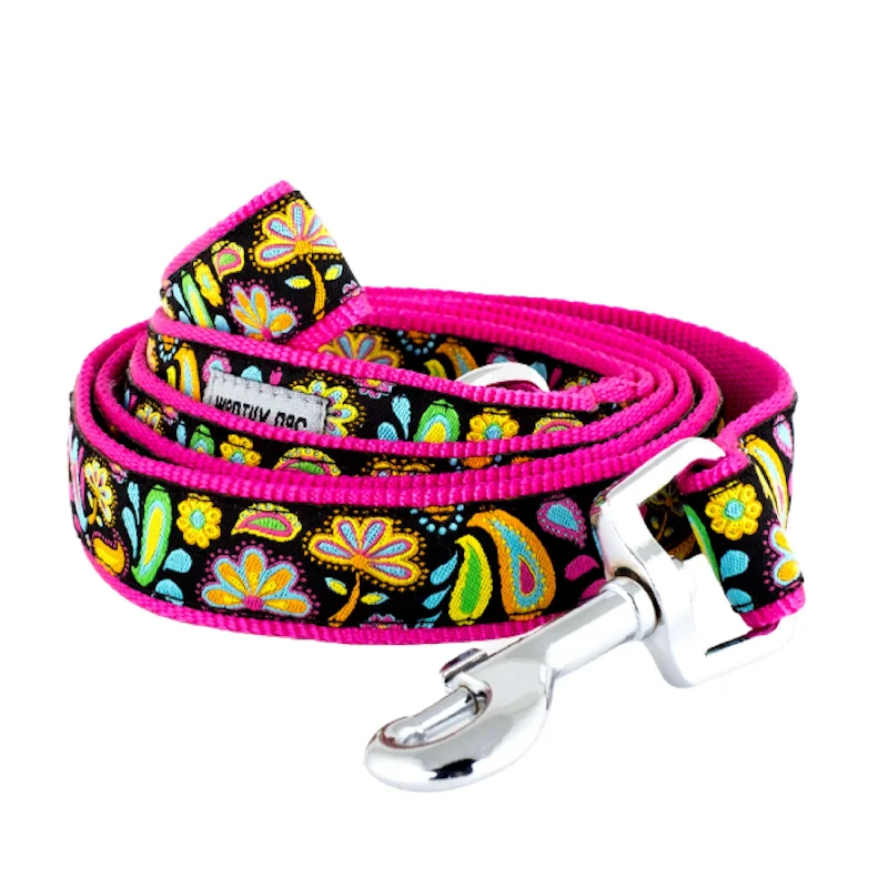 Leash | Floral Paisley