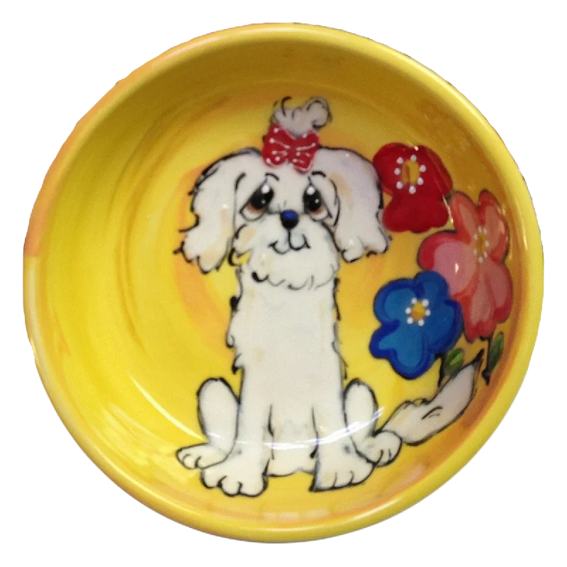 Coton de Tulear - Personalized Custom Pet Bowl