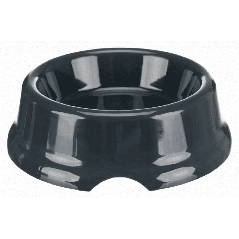 Trixie Non Slip Plastic Bowl for Dogs (Dark Grey)