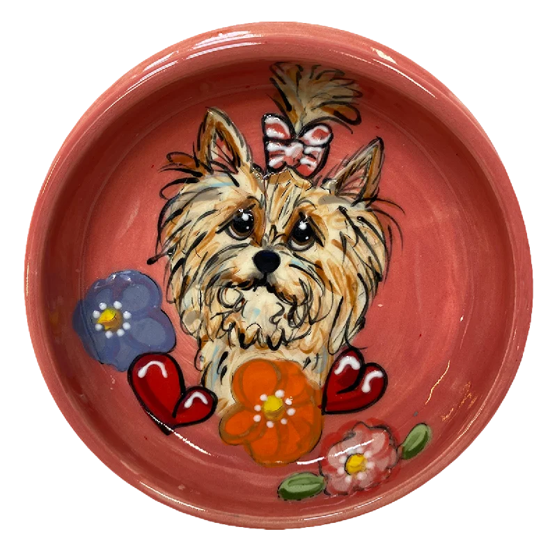 Yorkie Bowl by Debby Carman