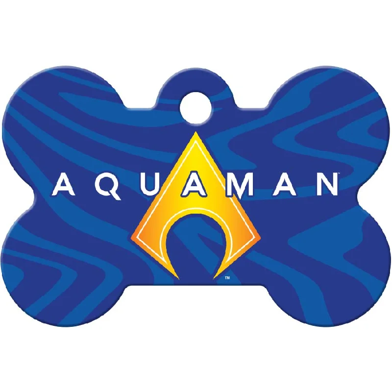 DC Comics Aquaman Medium Bone Pet ID Tag