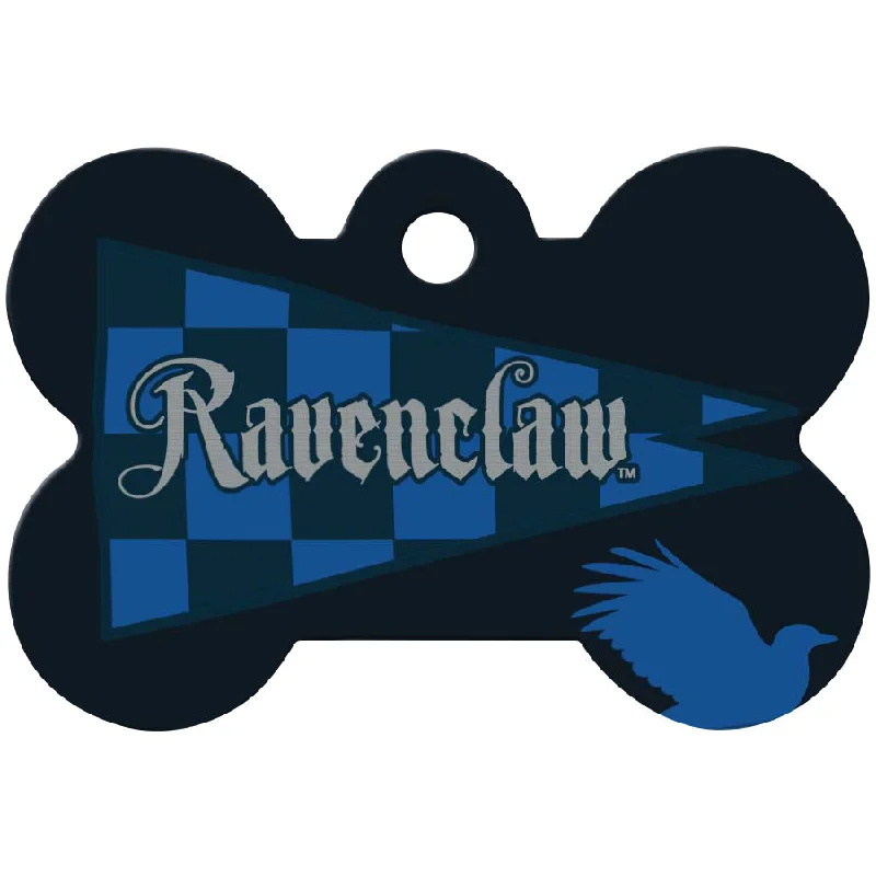 Medium Bone Harry Potter Ravenclaw Flag, Pet ID Tag