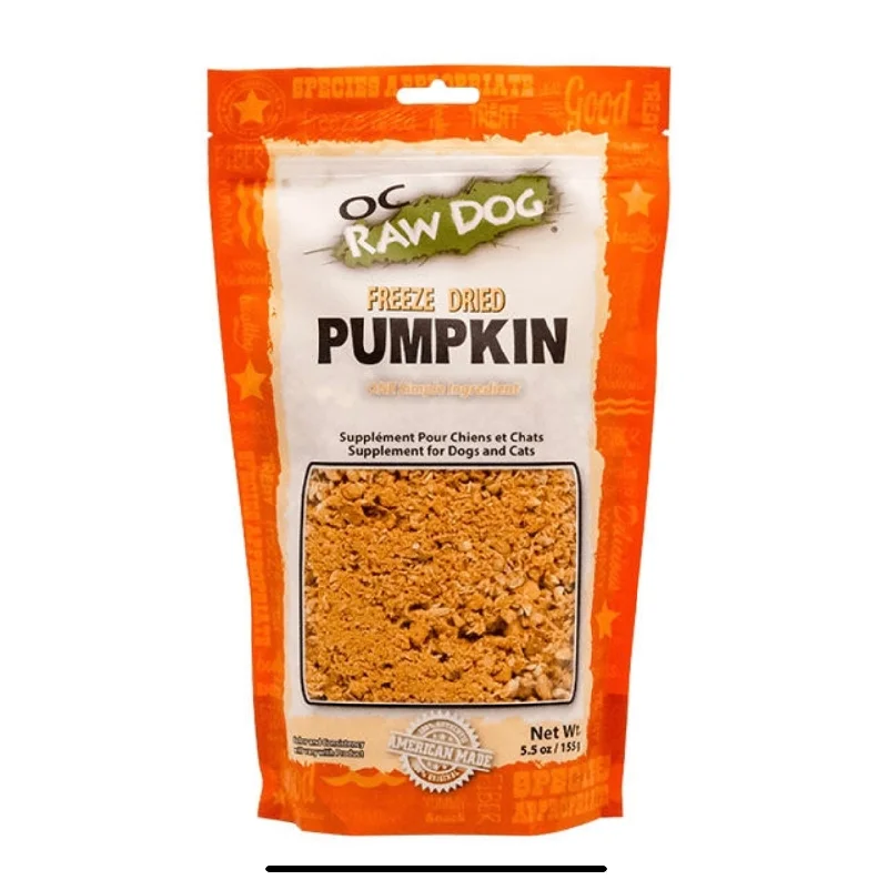 OC Raw Freeze Dried Pumpkin