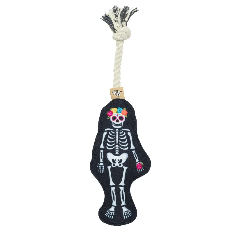 Rope Dog Toy | Day of the Dead Skeleton